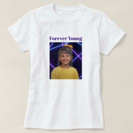 Forever Young Vintag Foto Fun T-Shirt