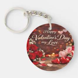 'Forever Your Valentine' Acrylic Keychain Schlüsselanhänger