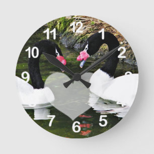 Forever Yours,Always & Forever_ Runde Wanduhr