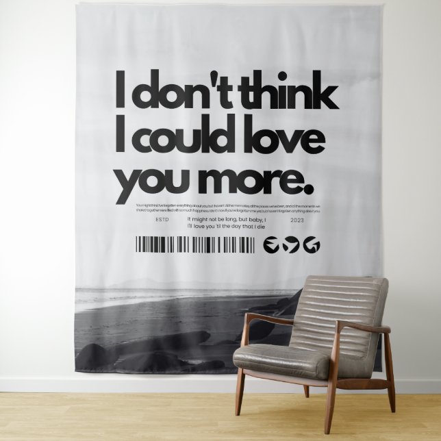 Forever Yours Poster Wandteppich (Beispiel)