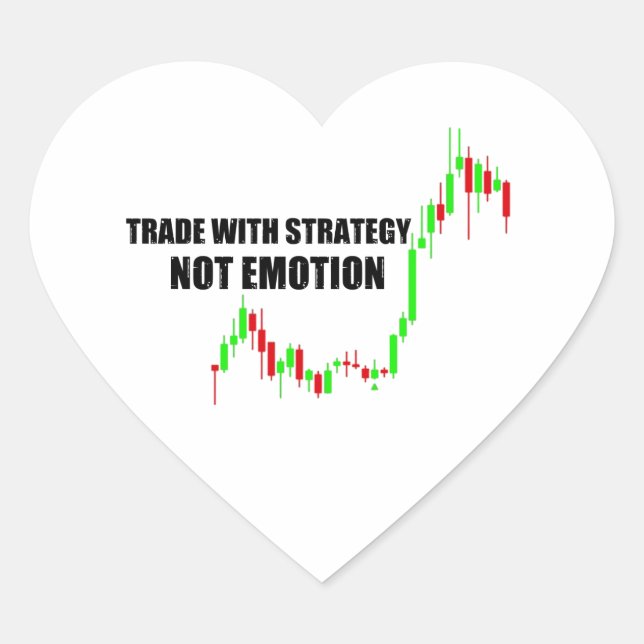 Forex Day Trader Collection Herz-Aufkleber (Vorderseite)