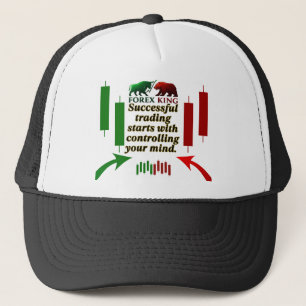 Forex King Trading Motivation Casquette - Bull et