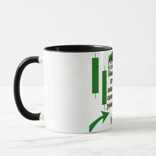 Forex King Trading Motivation Tasse - Bull and Bea (Links)