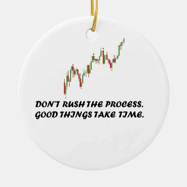 Forex Mentality Keramik Ornament (Vorne)