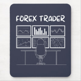 Forex Trader Funny Logo Mousepad