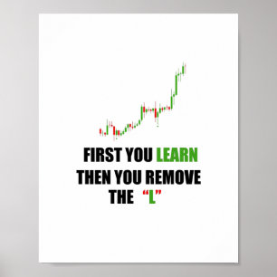 Forex Trader Mindset Print Poster Paper (Matte)
