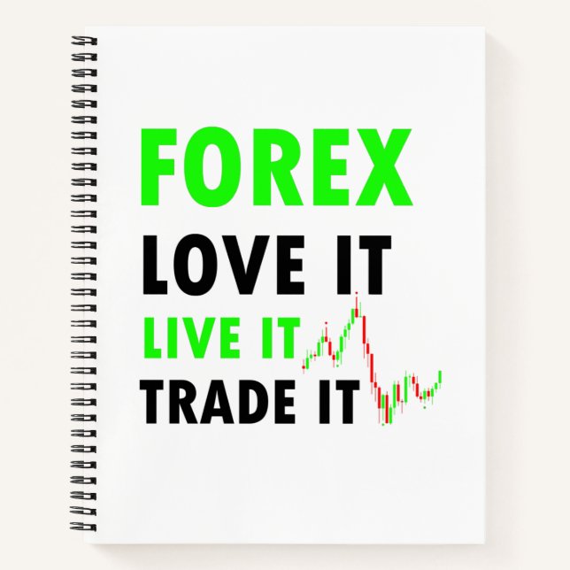 Forex Trader Spiral Notebook Notizbuch (Vorderseite)
