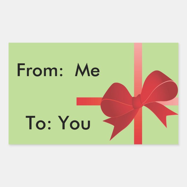 Forfait Cadeaux Étiquettes Vous Pouvez Customiser! (Devant)