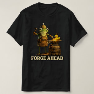 Forge Ahead Artisan Frosch & Glowing Sparks Kunst T-Shirt