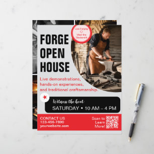 Forge Open House-Schmiedeflyer