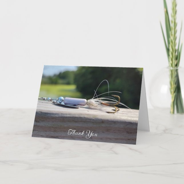 Forgetten Fly Fishing Dankeskarte (Vorderseite)