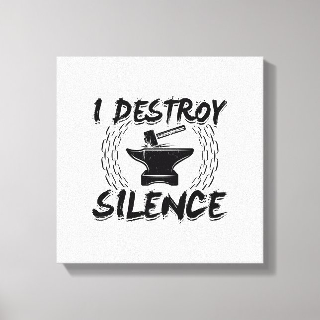 Forging Hobby | Blacksmith Craft Work Forge Gift Leinwanddruck (Vorderseite)