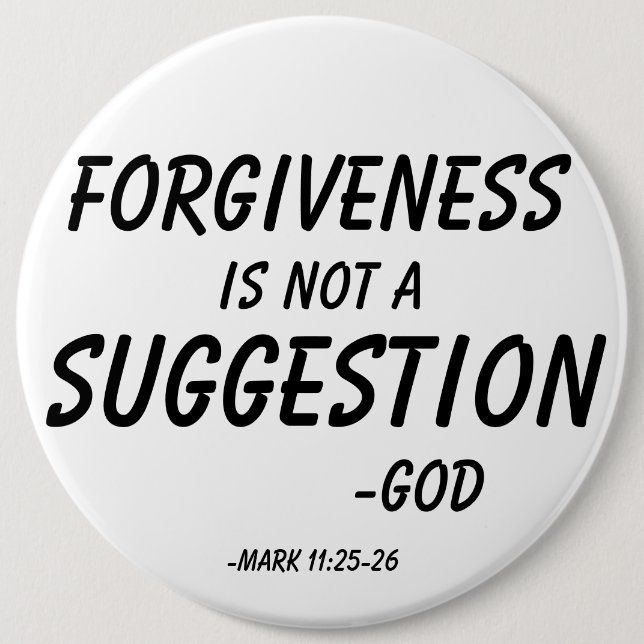 FORGIVENESS ist kein Vorschlag Anpassen Button (Vorderseite)