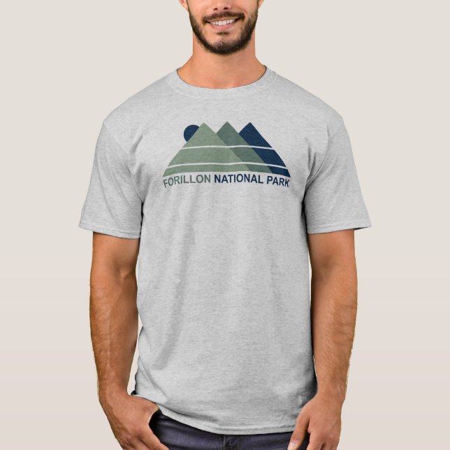Forillon National Park Mountain Sun T-Shirt (Vorderseite)