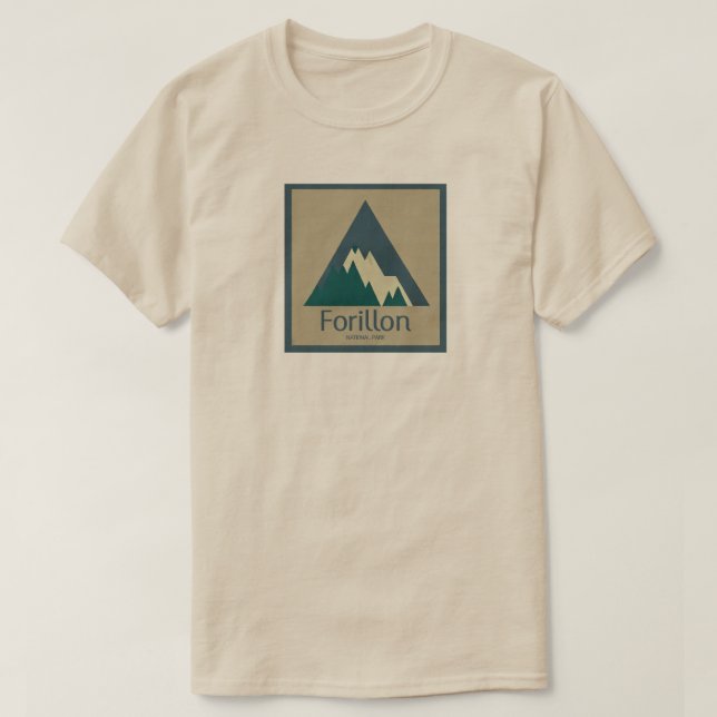 Forillon National Park Rustic T-Shirt (Design vorne)