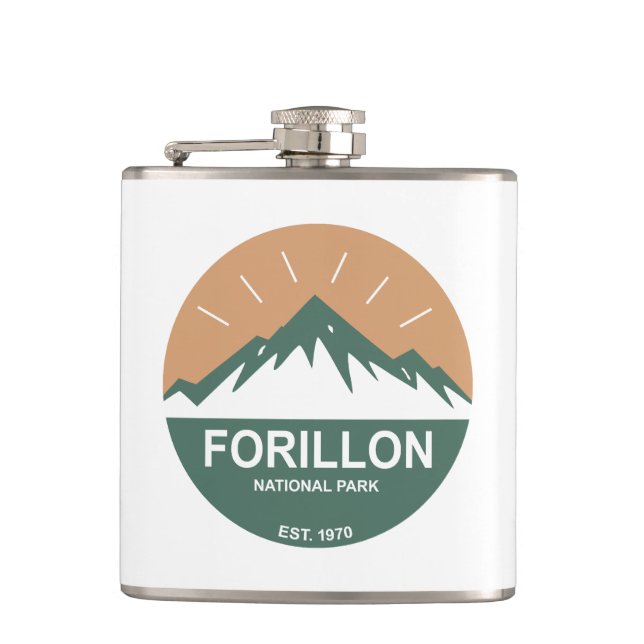 Forillon-Nationalpark Flachmann (Vorderseite)