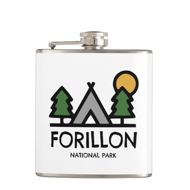Forillon-Nationalpark Flachmann (Vorderseite)