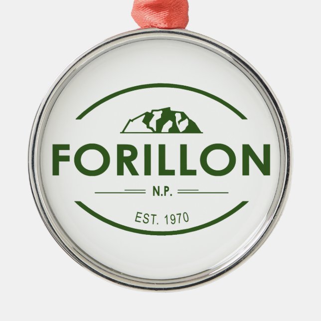 Forillon-Nationalpark Ornament Aus Metall (Vorne)