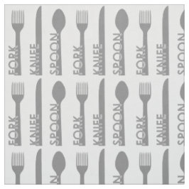 Fork Knife Spoon Stoff