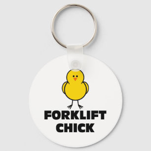 Forklift Chick Schlüsselanhänger