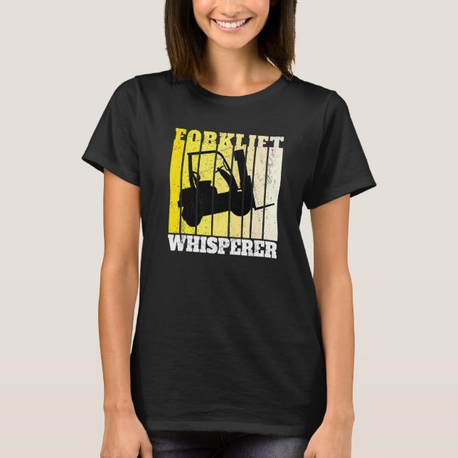 Forklift Whisperer Warehouse Forklift Operator   T-Shirt (Vorderseite)