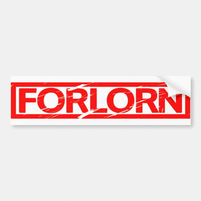 Forlorn Briefmarke Autoaufkleber (Vorne)
