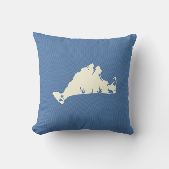 Form des Martha's Vineyard Reversiblekissens Kissen (Vorderseite)