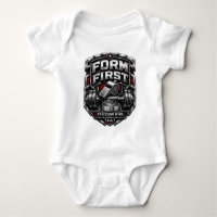 Form First Metallisches Fitness-Abzeichen-Illustra