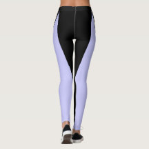 Form & Kurven Zwei Farben, Schwarz & Periwinkle