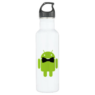 Formal AReifen Android Robot Edelstahlflasche