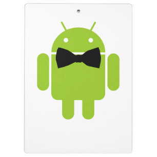 Formal AReifen Green Android Robot Klemmbrett