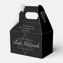 Formal Black Bar Mitzvah Party Personalisiert