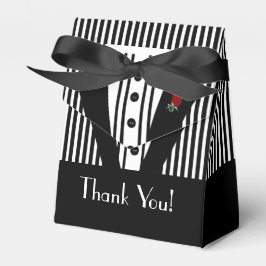 Formal Black Tuxedo Vielen Dank Geschenkschachtel