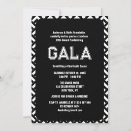 Formal Corporate Gala Ball Party Fundraiser Verans Einladung
