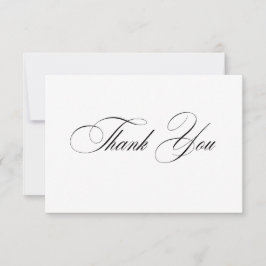 Formal Elegant Danke Karte