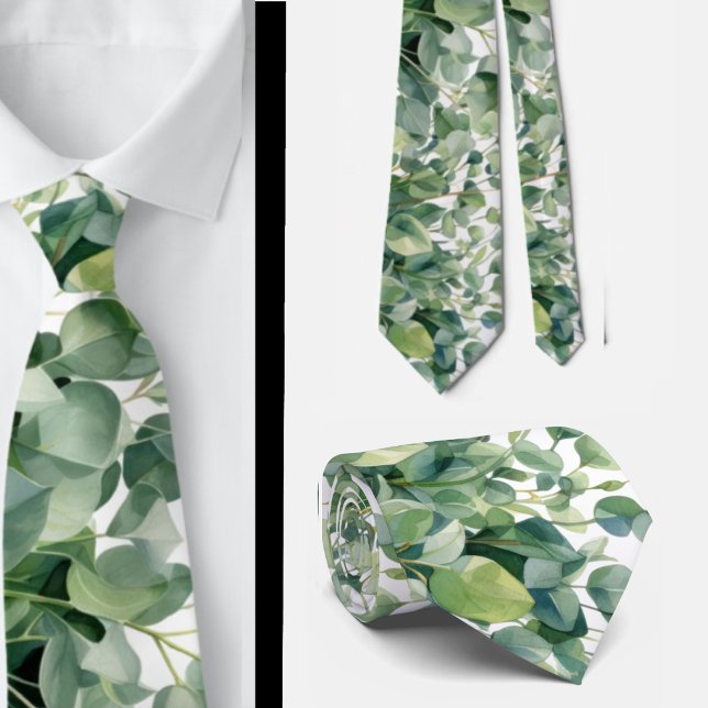 Formal Eucalyptus Neck Ties | Simple and Classic Krawatte (Von Creator hochgeladen)