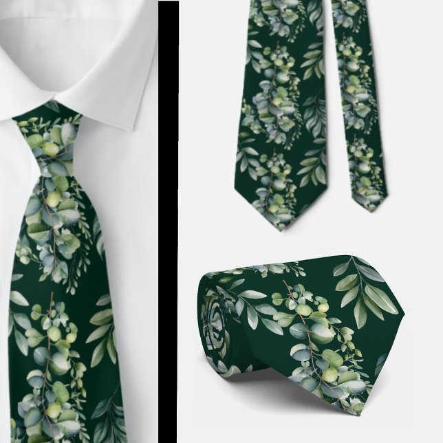 Formal Eucalyptus Neck Ties | Simple and Classic Krawatte (Von Creator hochgeladen)