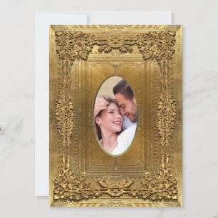 Formal-Foto Hochzeit 5,5 x 7,5 Einladung