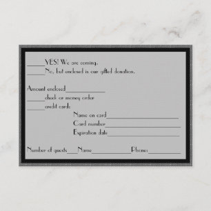 Formal Fundraiser Antwort