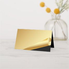 Formal-Gold- und Black-Wedding-Platzkarte Platzkarte