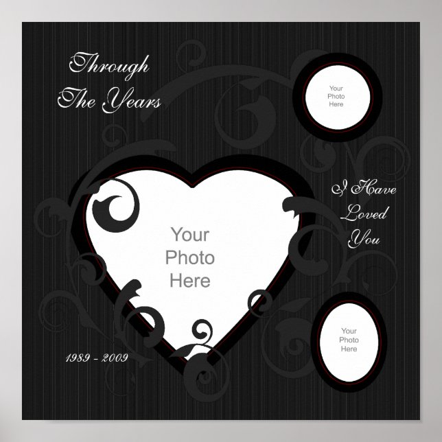 Formal Heart Scrapbook Page Poster (Vorne)