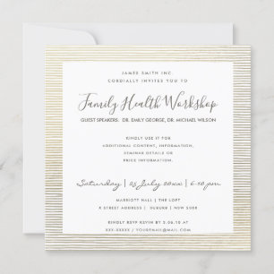 FORMAL-IMITATS SILVER STRIPE LINE-WORKSHOP-VERANST EINLADUNG