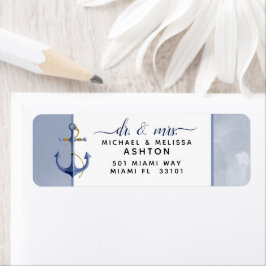 #Formal #Nautical Navy Steel Blue #Watercolor