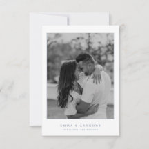 Formal Vintages Periwinkle Monogram Wedding