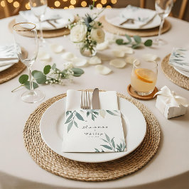 Formal Wedding Botanical Square Sticker