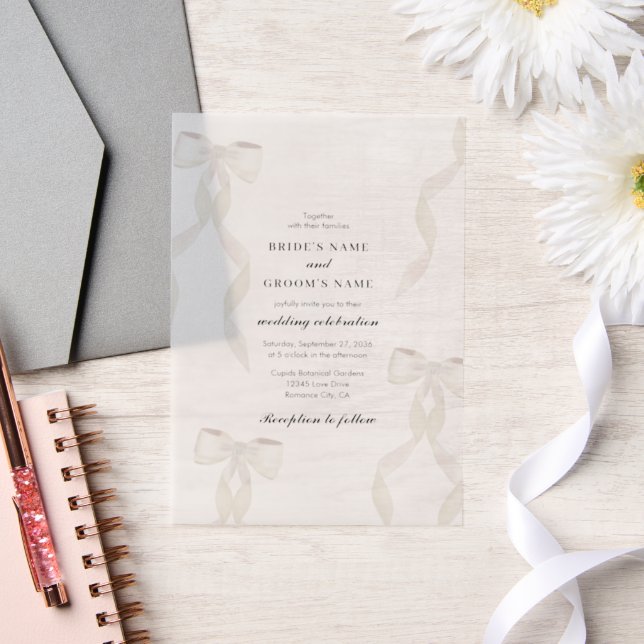 Formal White Ribbon feierliche Hochzeit (Hochzeit)