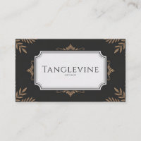 Formale Botanische Bronze und Schwarze Klassik