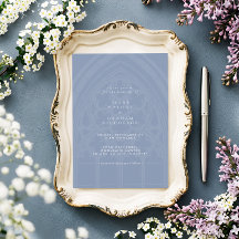 Formale elegante klassische gotische dämmrigblaue