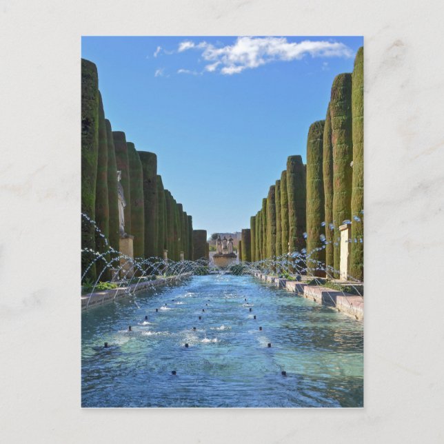 Formale Gärten Postkarte (Vorderseite)