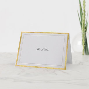 Formale Hochzeit im klassischen Stil mit erhöhtem  Dankeskarte